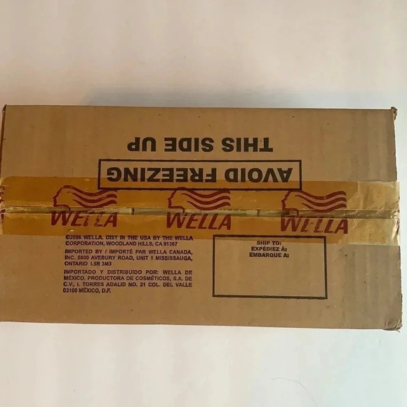 WELLA Hair Color Charm Liquid 7NG Medium Beige Blonde Box of 36 Bottles - Picture 3 of 4